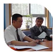 新竹公司總經(jīng)理在建筑材料科學(xué)研究院會見北京航空航天大學(xué)陳汴琨教授。